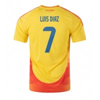 Maglia Calcio Colombia Luis Diaz #7 Prima Divisa Copa America 2024 Manica Corta